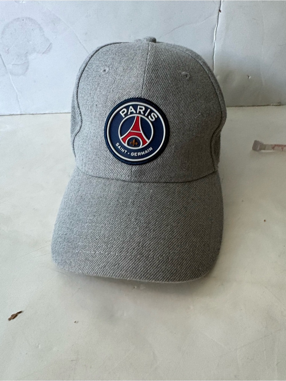 Paris Saint-Germain FC Hat Cap Strapback Gray PSG Soccer Football Club Champions